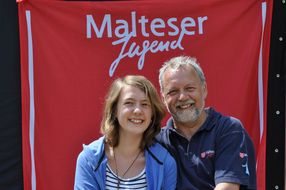 Generationen aktiv: Vater und Tochter